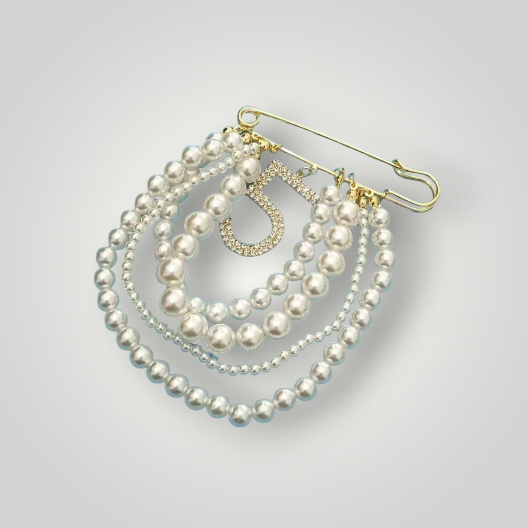 The No. 5 Pearl Brooch Pin