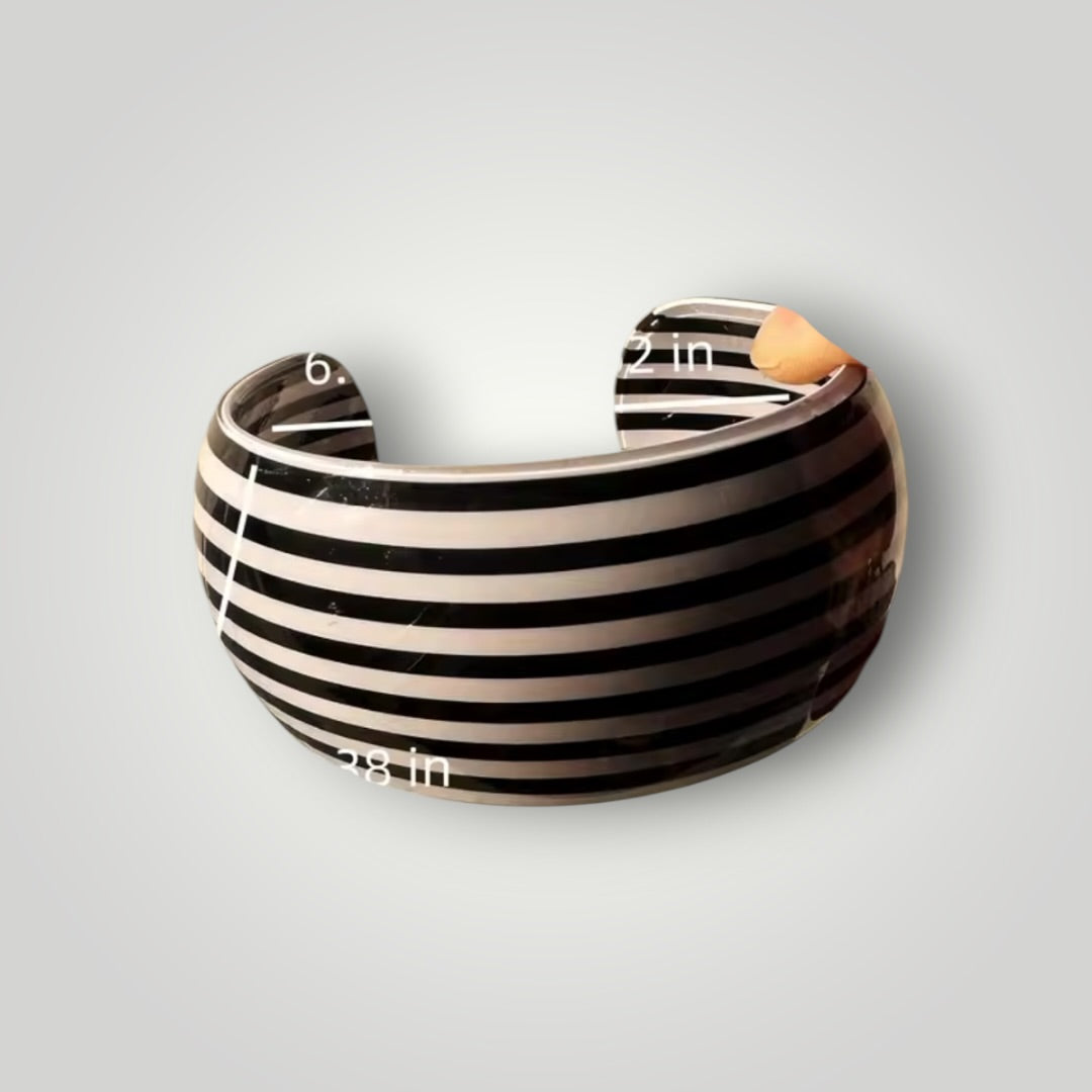 The Noir Stripe Cuff