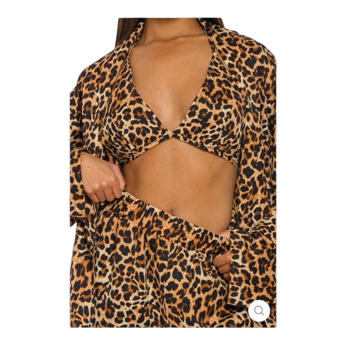 Untamed Opulence 3-Piece Leopard Resort Set
