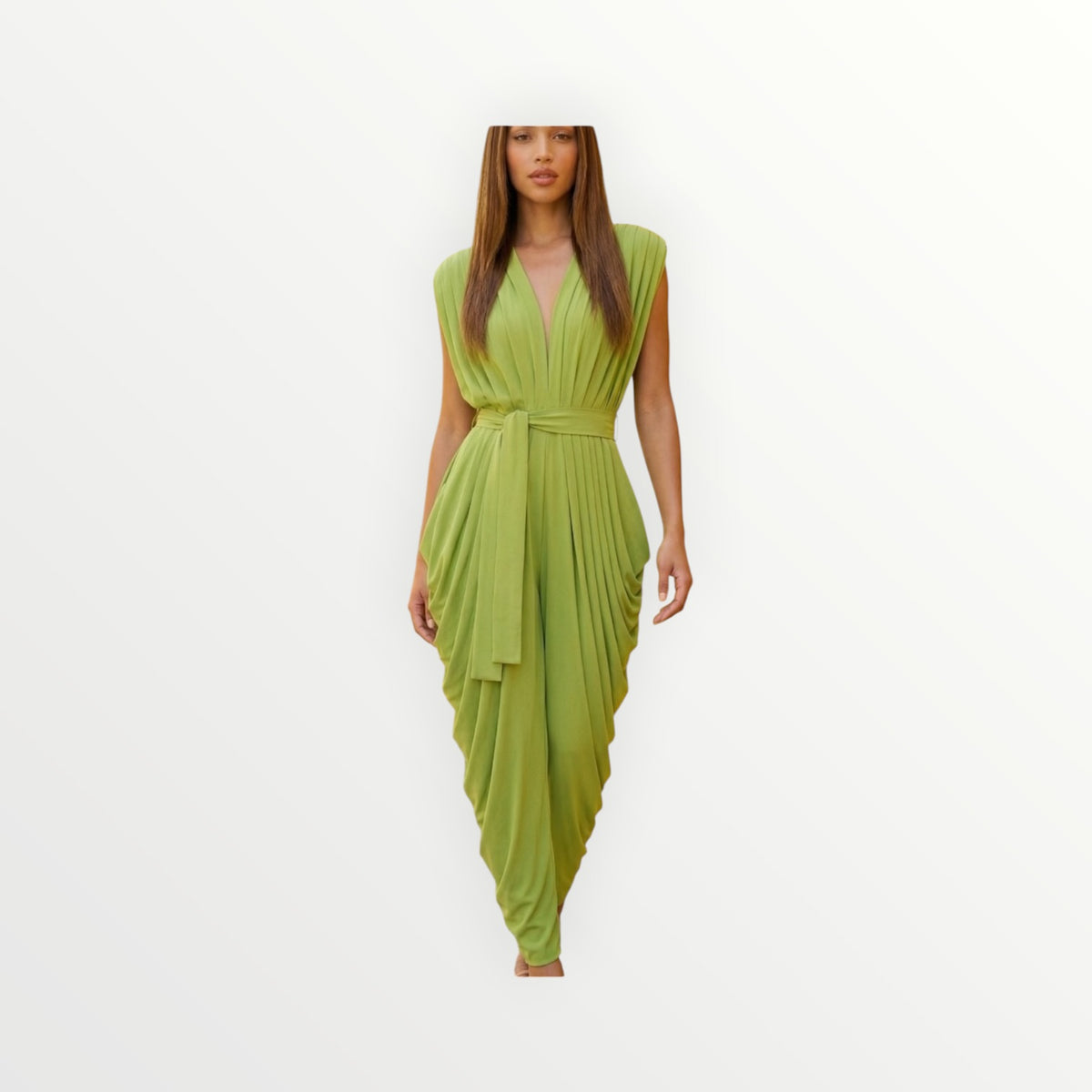 The Verdure Draped Jumpsuit