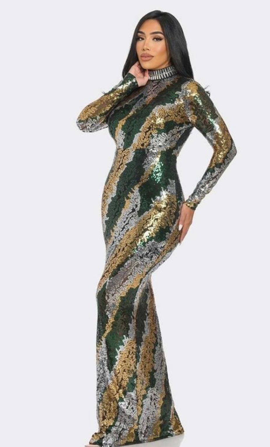 Camouflage sequin dress hotsell