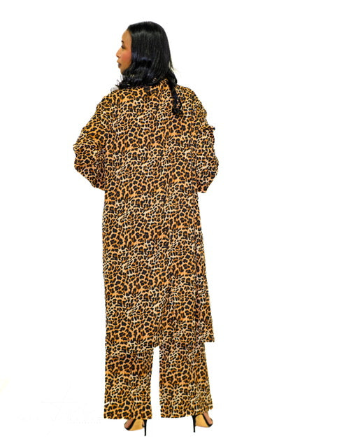 Untamed Opulence 3-Piece Leopard Resort Set