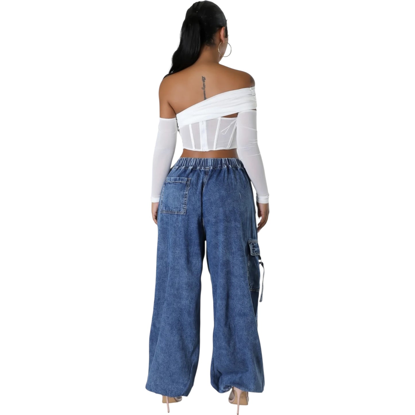 Urban Utility Wide-Leg Jeans