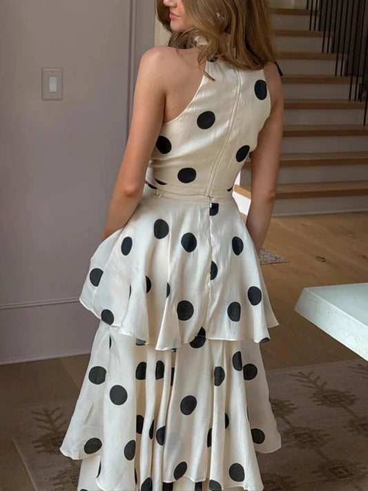 Havana Heights Polka Dot Skirt Set