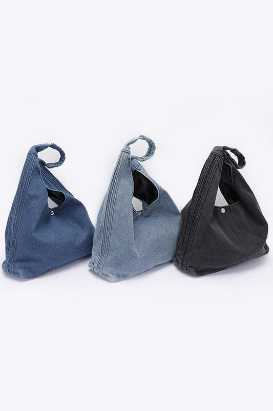 Urban Denim Oversize Hobo Bag