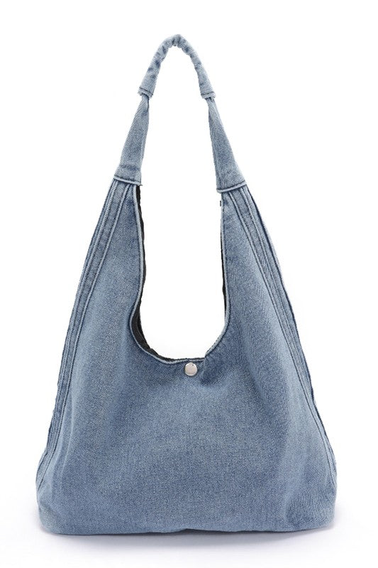 Urban Denim Oversize Hobo Bag