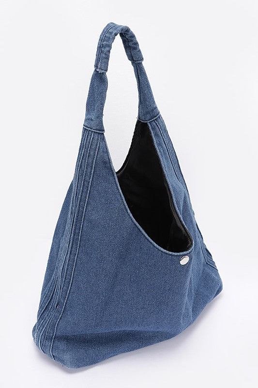 Urban Denim Oversize Hobo Bag