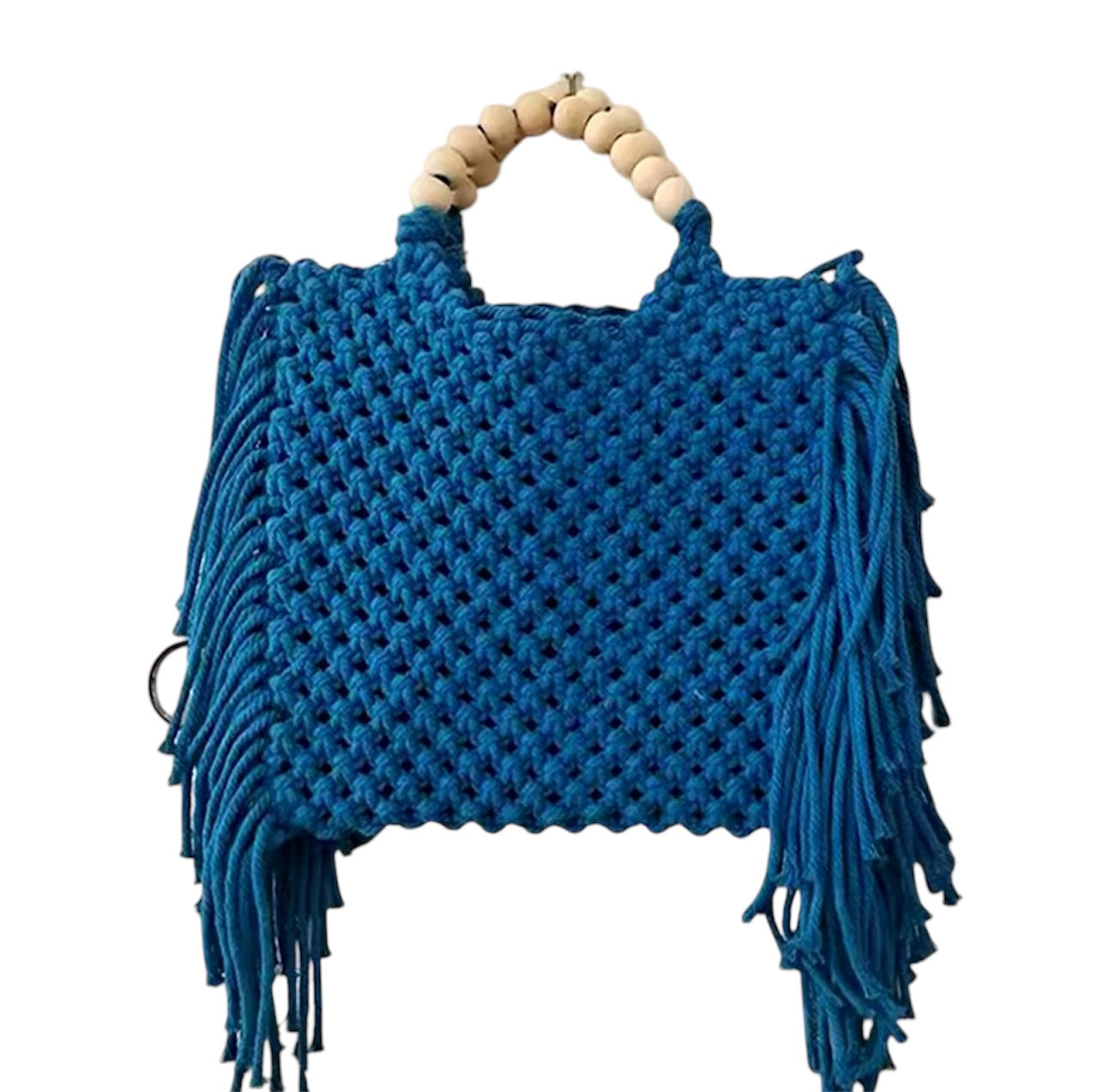 Azure Dreams Macramé Bag