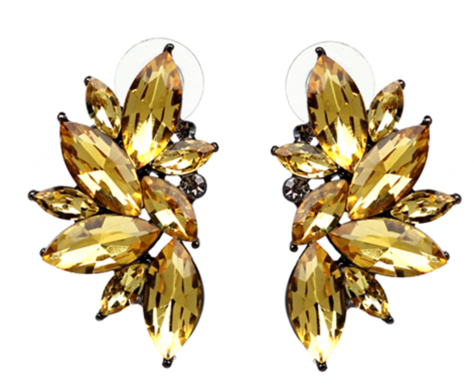 Dahlia Jeweled Earrings