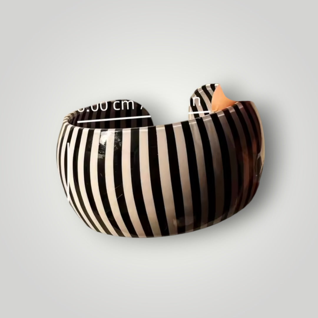 The Noir Stripe Cuff