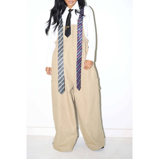 London Executive Tie Strap Jumpsuit