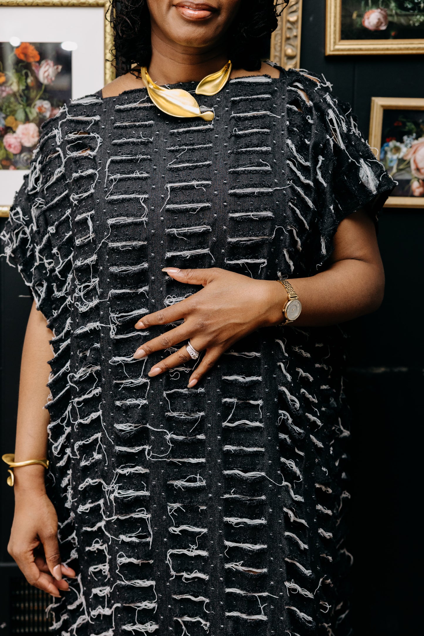 Slate and Shadow Maxi Dress