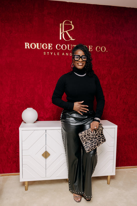 Teyana BAGGY WIDE LEG POCKET PU LEATHER PANT