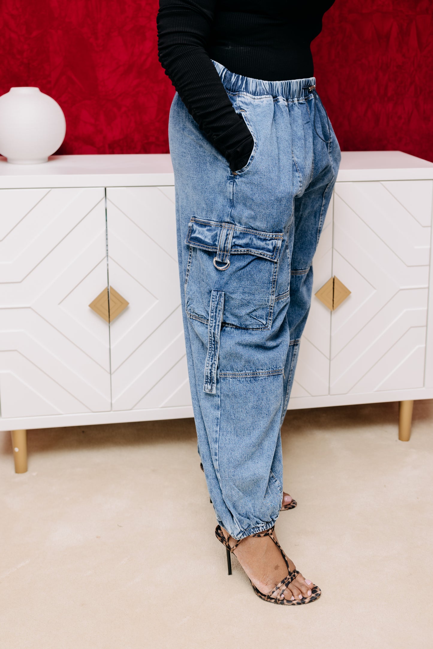 Urban Utility Wide-Leg Jeans