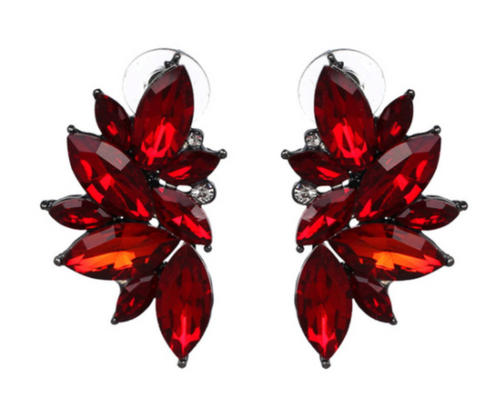 Dahlia Jeweled Earrings