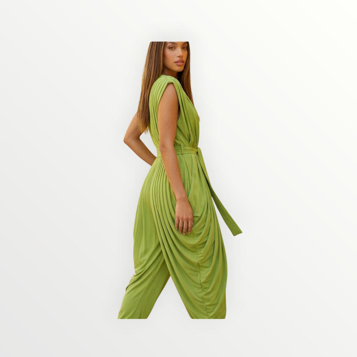 The Verdure Draped Jumpsuit