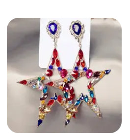 Celestial Sparkle Gemstone Earrings