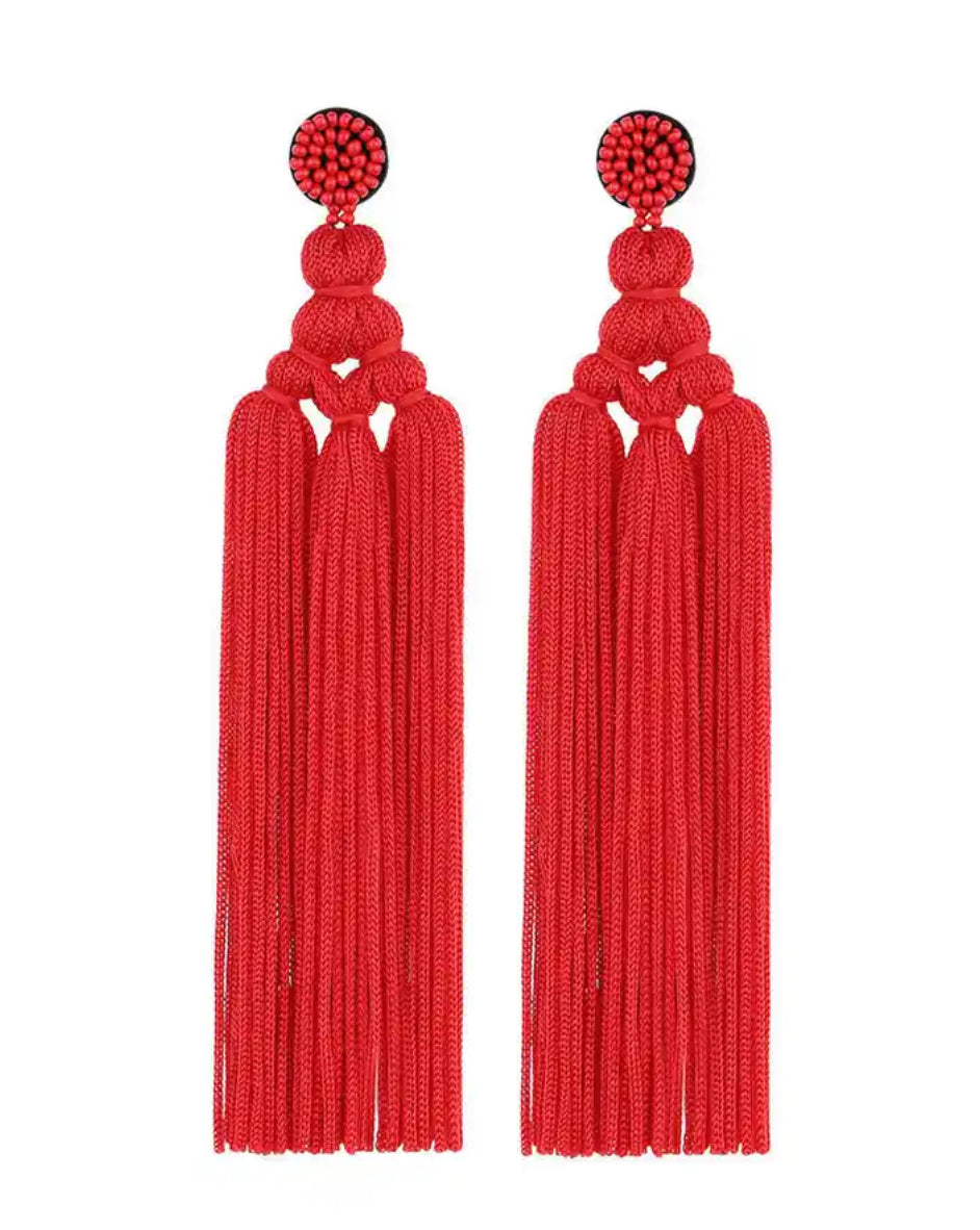 Tempting Tassel Earrings