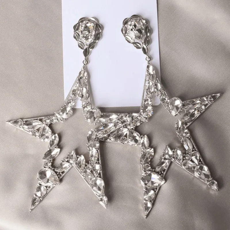 Celestial Sparkle Gemstone Earrings