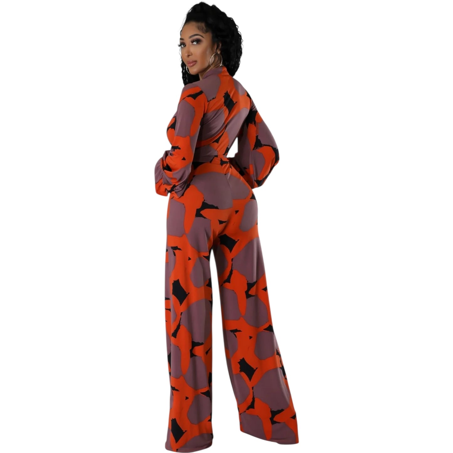 Sunset Abstract Jumpsuit