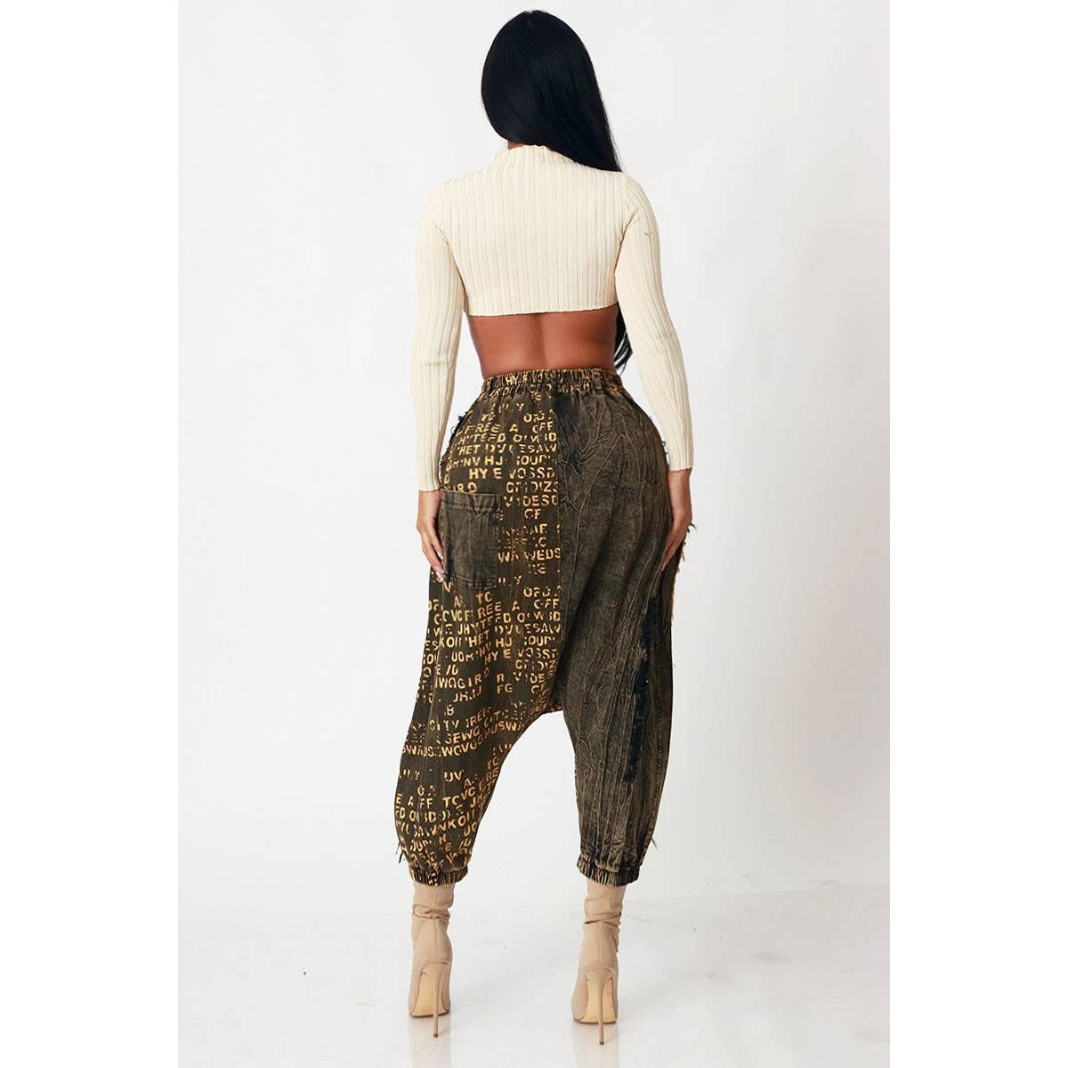 LAGOS LUXE EMBELLISHED JOGGER PANTS